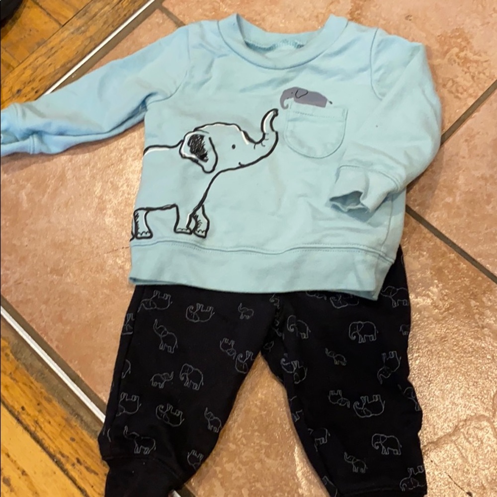 Baby boy sweat suit